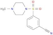 3-((4-Methylpiperazin-1-yl)sulfonyl)benzonitrile