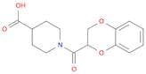 1-(2,3-Dihydrobenzo[b][1,4]dioxine-2-carbonyl)piperidine-4-carboxylic acid