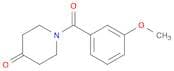 1-(3-Methoxybenzoyl)piperidin-4-one