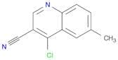 4-Chloro-6-methylquinoline-3-carbonitrile