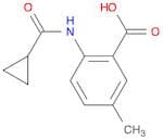 2-(Cyclopropanecarboxamido)-5-methylbenzoic acid