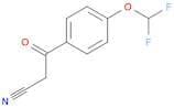 3-[4-(difluoromethoxy)phenyl]-3-oxopropanenitrile