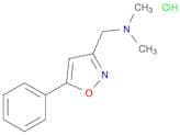3-Isoxazolemethanamine, N,N-dimethyl-5-phenyl-, hydrochloride (1:1)