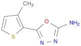 5-(3-methylthiophen-2-yl)-1,3,4-oxadiazol-2-amine
