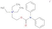 Ethanaminium,2-[[(diphenylamino)carbonyl]oxy]-N,N,N-triethyl-, iodide (1:1)