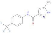 1H-Pyrazole-3-carboxamide, 5-methyl-N-[4-(trifluoromethyl)phenyl]-