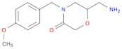 3-MORPHOLINONE, 6-(AMINOMETHYL)-4-[(4-METHOXYPHENYL)METHYL]-