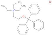 Ethanaminium,N,N,N-triethyl-2-(triphenylmethoxy)-, bromide (1:1)