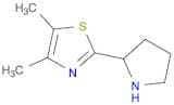 4,5-dimethyl-2-(pyrrolidin-2-yl)-1,3-thiazole