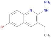 (6-bromo-3-ethylquinolin-2-yl)hydrazine;hydrochloride