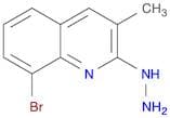 Quinoline, 8-bromo-2-hydrazinyl-3-methyl-