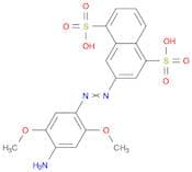 1,5-Naphthalenedisulfonic acid, 3-[2-(4-amino-2,5-dimethoxyphenyl)diazenyl]-