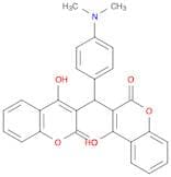 2H-1-Benzopyran-2-one, 3,3'-[[4-(dimethylamino)phenyl]methylene]bis[4-hydroxy-