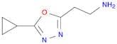 2-(5-Cyclopropyl-1,3,4-oxadiazol-2-yl)ethylamine