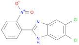1H-Benzimidazole, 5,6-dichloro-2-(2-nitrophenyl)-