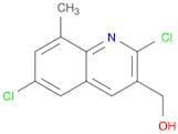 3-Quinolinemethanol, 2,6-dichloro-8-methyl-