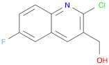 3-Quinolinemethanol, 2-chloro-6-fluoro-