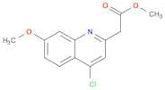 Methyl 2-(4-chloro-7-methoxyquinolin-2-yl)acetate