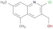 3-Quinolinemethanol, 2-chloro-5,7-dimethyl-