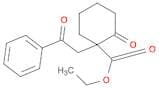 Cyclohexanecarboxylic acid, 2-oxo-1-(2-oxo-2-phenylethyl)-, ethyl ester