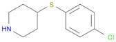 4-[(4-Chlorophenyl)sulfanyl]piperidine