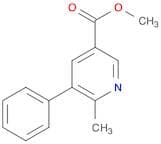 3-Pyridinecarboxylic acid, 6-methyl-5-phenyl-, methyl ester