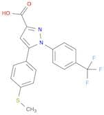 5-(4-Methylsulfanyl-phenyl)-1-(4-trifluoromethyl-phenyl)-1H-pyrazole-3-carboxylic acid