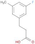 3-(3-Fluoro-5-methylphenyl)propionic acid