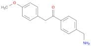 1-(4-(Aminomethyl)phenyl)-2-(4-methoxyphenyl)ethanone
