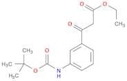 Benzenepropanoic acid, 3-[[(1,1-dimethylethoxy)carbonyl]amino]-β-oxo-, ethyl ester