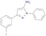 3-(3-Iodophenyl)-1-phenyl-1H-pyrazol-5-amine