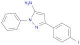 3-(4-Iodophenyl)-1-phenyl-1H-pyrazol-5-amine