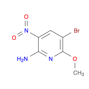 2-Pyridinamine, 5-bromo-6-methoxy-3-nitro-