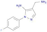 4-(Aminomethyl)-1-(4-fluorophenyl)-1H-pyrazol-5-amine