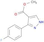 Methyl 3-(4-fluorophenyl)-1H-pyrazole-4-carboxylate