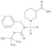 1-(N-Benzyl-N-(tert-butoxycarbonyl)sulfamoyl)piperidine-3-carboxylic acid