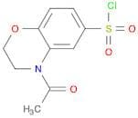 4-Acetyl-3,4-dihydro-2H-1,4-benzoxazine-6-sulfonyl chloride