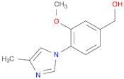 Benzenemethanol, 3-methoxy-4-(4-methyl-1H-imidazol-1-yl)-