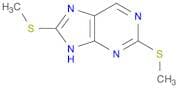 9H-Purine, 2,8-bis(methylthio)-