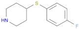 4-[(4-fluorophenyl)sulfanyl]piperidine