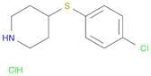 4-(4-Chlorophenylsulfanyl)piperidine, HCl