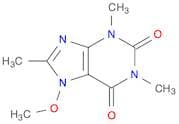 1H-Purine-2,6-dione, 3,7-dihydro-7-methoxy-1,3,8-trimethyl-