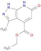 1H-Pyrazolo[3,4-b]pyridine-4-carboxylic acid, 6,7-dihydro-3-methyl-6-oxo-, ethyl ester