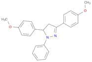 1H-Pyrazole, 4,5-dihydro-3,5-bis(4-methoxyphenyl)-1-phenyl-
