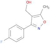 4-Isoxazolemethanol, 3-(4-fluorophenyl)-5-methyl-