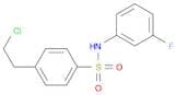 Benzenesulfonamide, 4-(2-chloroethyl)-N-(3-fluorophenyl)-