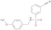 3-Cyano-N-(4-methoxybenzyl)benzenesulfonamide