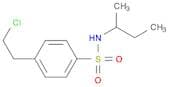 Benzenesulfonamide, 4-(2-chloroethyl)-N-(1-methylpropyl)-