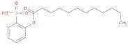 Dodecanoic acid, sulfophenyl ester