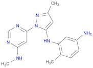 6-Methyl-N1-(3-methyl-1-(6-(methylamino)pyrimidin-4-yl)-1H-pyrazol-5-yl)benzene-1,3-diamine